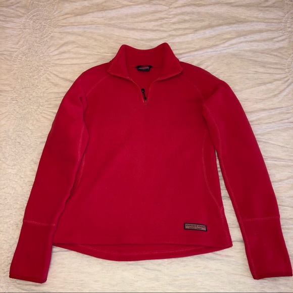 Vineyard Vines Tops - Hot Pink Vineyard Vines Half-Zip Fleece size XS